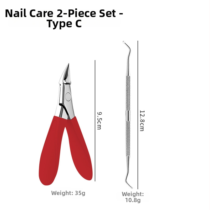 Klip za nokte na stopalu s dizajnom protiv prskanja, orlov kljun i šiljati vrh, za kućnu upotrebu