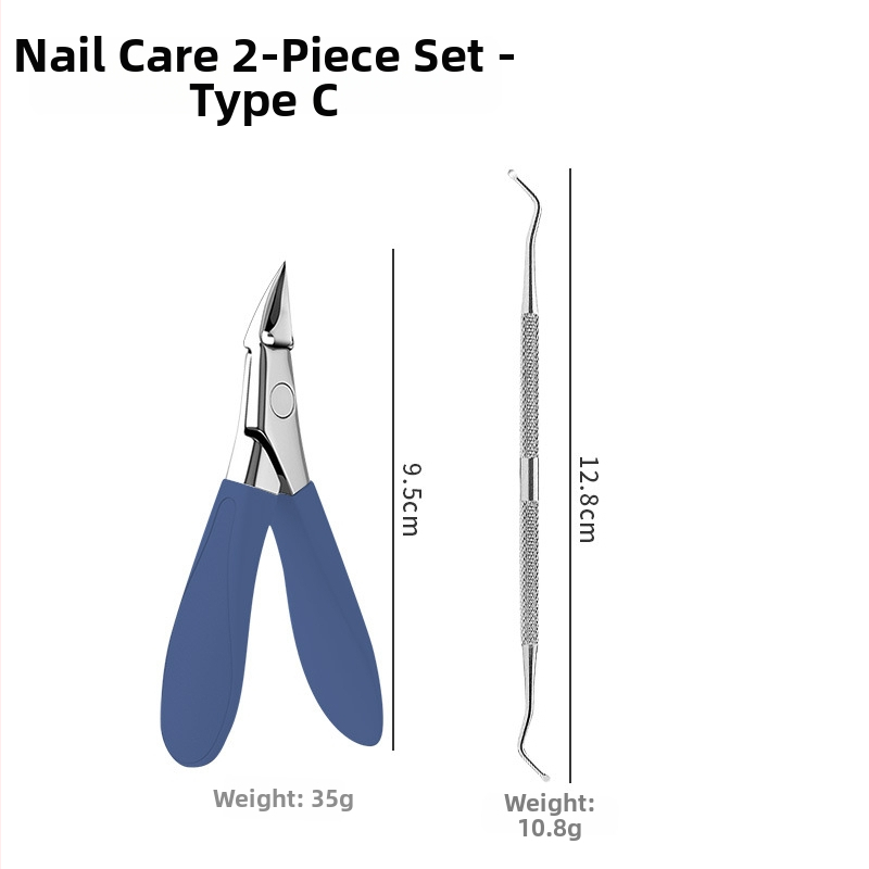 Klip za nokte na stopalu s dizajnom protiv prskanja, orlov kljun i šiljati vrh, za kućnu upotrebu
