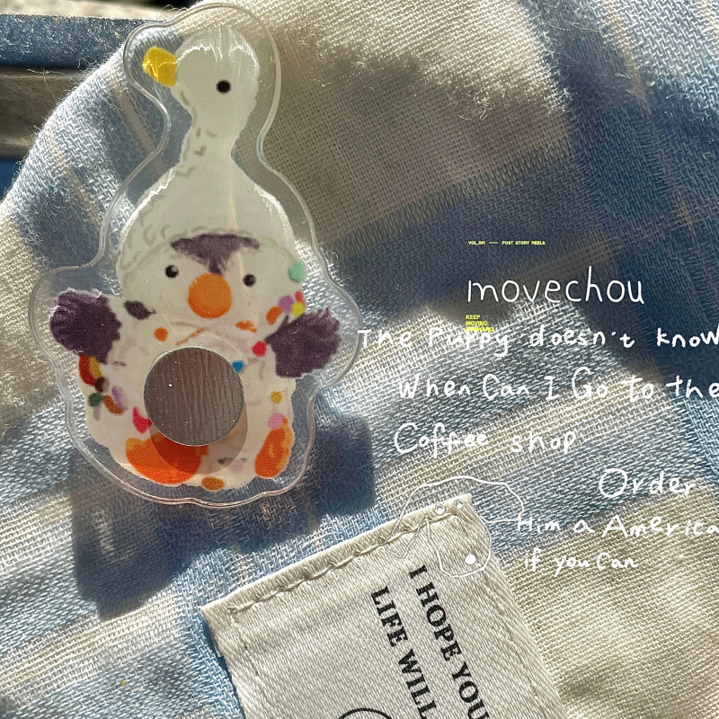 Držač za probne nokte s magnetom, od smole, model Jt001, karikatura uzorak