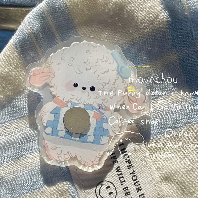 Držač za probne nokte s magnetom, od smole, model Jt001, karikatura uzorak