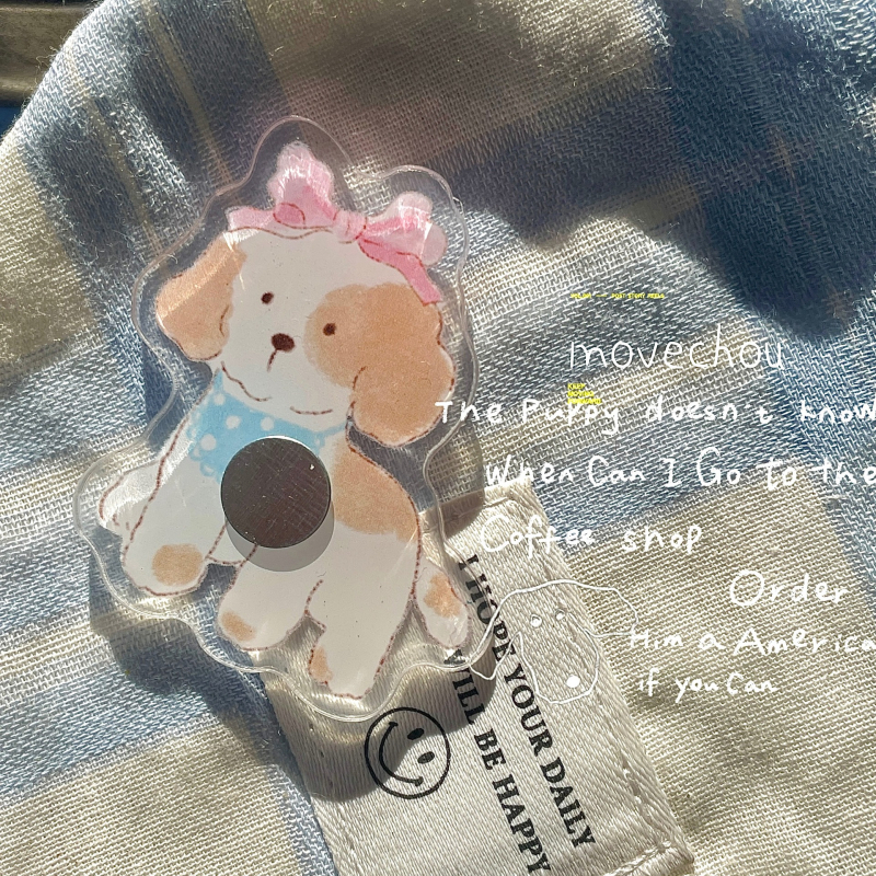 Držač za probne nokte s magnetom, od smole, model Jt001, karikatura uzorak