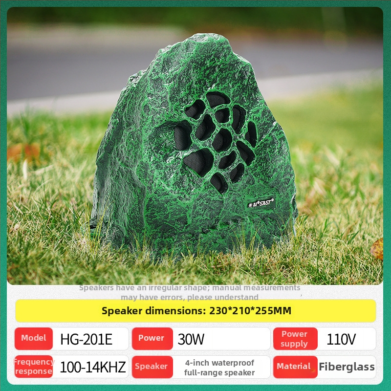 HG-201 Sistemă de boxe exterioară 2 canale, 30W, 40Hz-20kHz, Rezistent la apă, 8 ore de redare