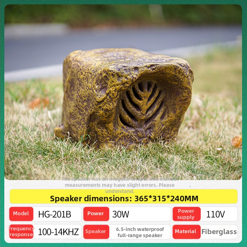 HG-201 Sistemă de boxe exterioară 2 canale, 30W, 40Hz-20kHz, Rezistent la apă, 8 ore de redare