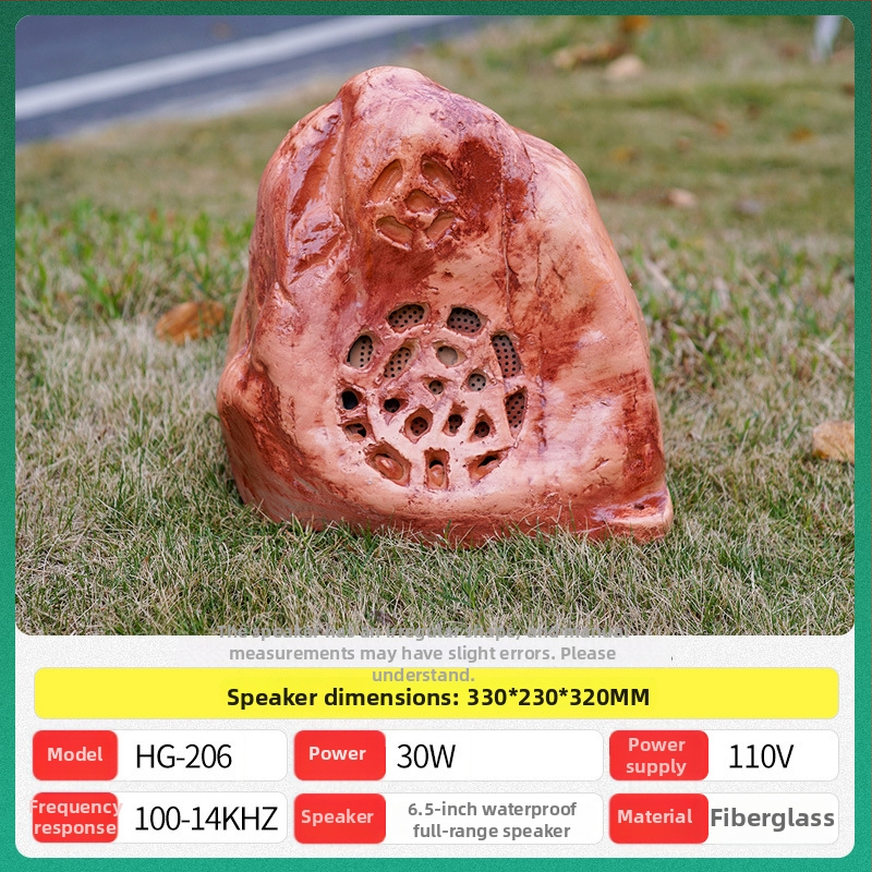 HG-201 Sistemă de boxe exterioară 2 canale, 30W, 40Hz-20kHz, Rezistent la apă, 8 ore de redare