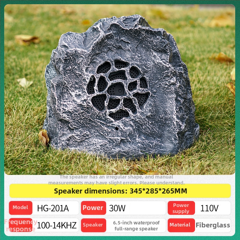 HG-201 Sistemă de boxe exterioară 2 canale, 30W, 40Hz-20kHz, Rezistent la apă, 8 ore de redare