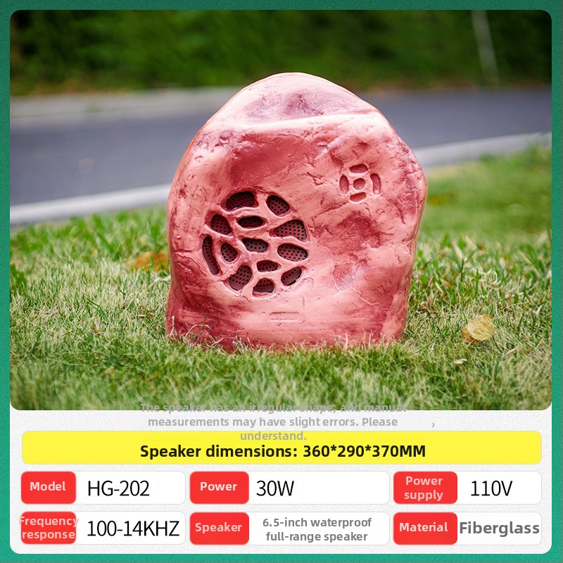 HG-201 Sistemă de boxe exterioară 2 canale, 30W, 40Hz-20kHz, Rezistent la apă, 8 ore de redare