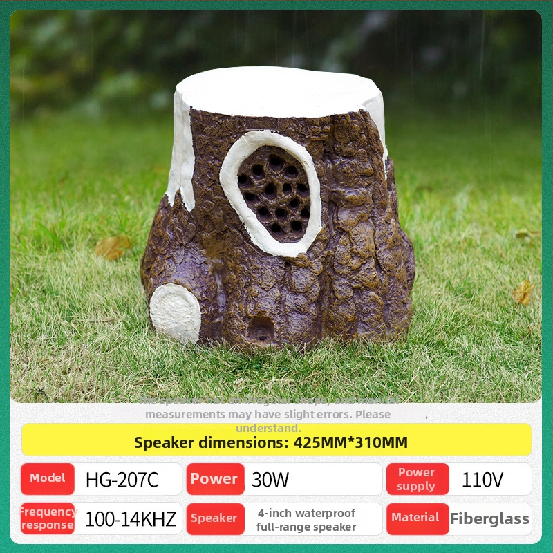 HG-201 Sistemă de boxe exterioară 2 canale, 30W, 40Hz-20kHz, Rezistent la apă, 8 ore de redare