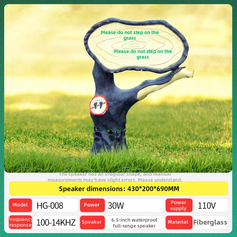 HG-201 Sistemă de boxe exterioară 2 canale, 30W, 40Hz-20kHz, Rezistent la apă, 8 ore de redare