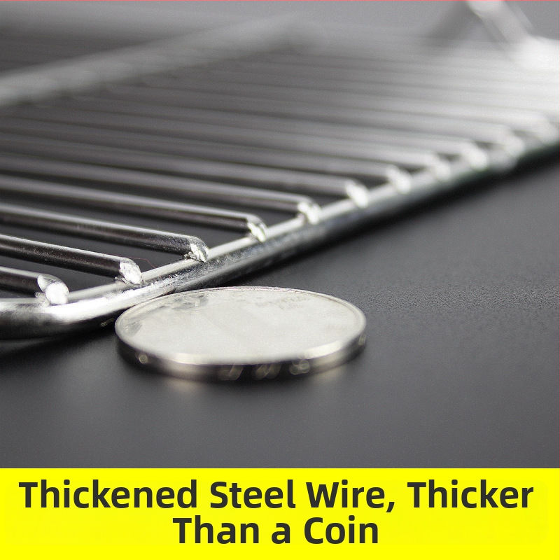 Kvadratna sklopiva mreža za roštilj i pečenje kruha