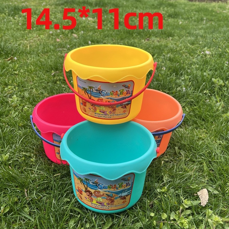 Plastična kanta za plažu za igru u pijesku i vodi, s igračkom riba, za djecu 4–6 godina, 3C certificirano