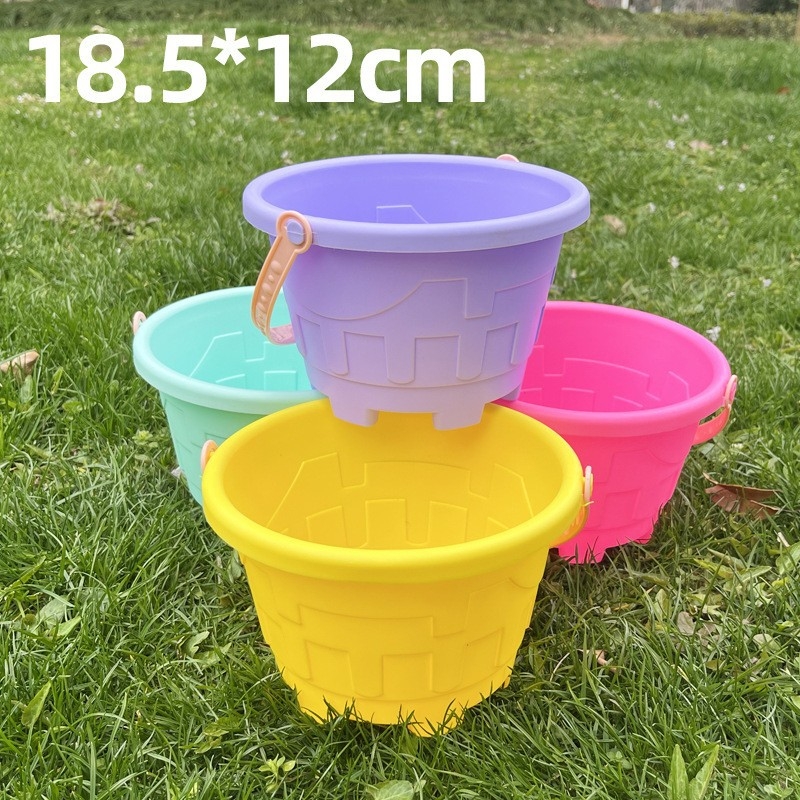 Plastična kanta za plažu za igru u pijesku i vodi, s igračkom riba, za djecu 4–6 godina, 3C certificirano