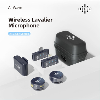 LUUCCO káblový lavalierný mikrofón, omnidirečný, s vstavanou batériou, frekvenčný rozsah 20 Hz–20 kHz, SNR ≥70 dB, výdrž batérie 3–6 h