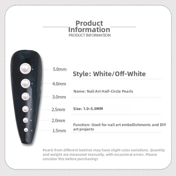 Rose forest set perli za nokte — polukružne ravne perle, Materijali: plast, perla, smola, Uzorak: cvijeće, ljubav, kap vode