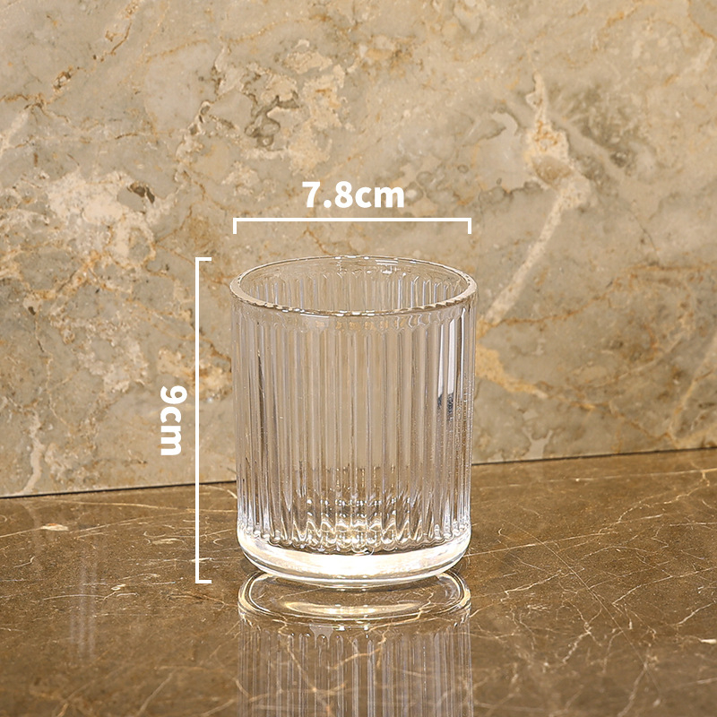 Стъклен комплект чаши за четки за зъби с лого – Huazhu, за дома и хотелска употреба, лукс в лек стил