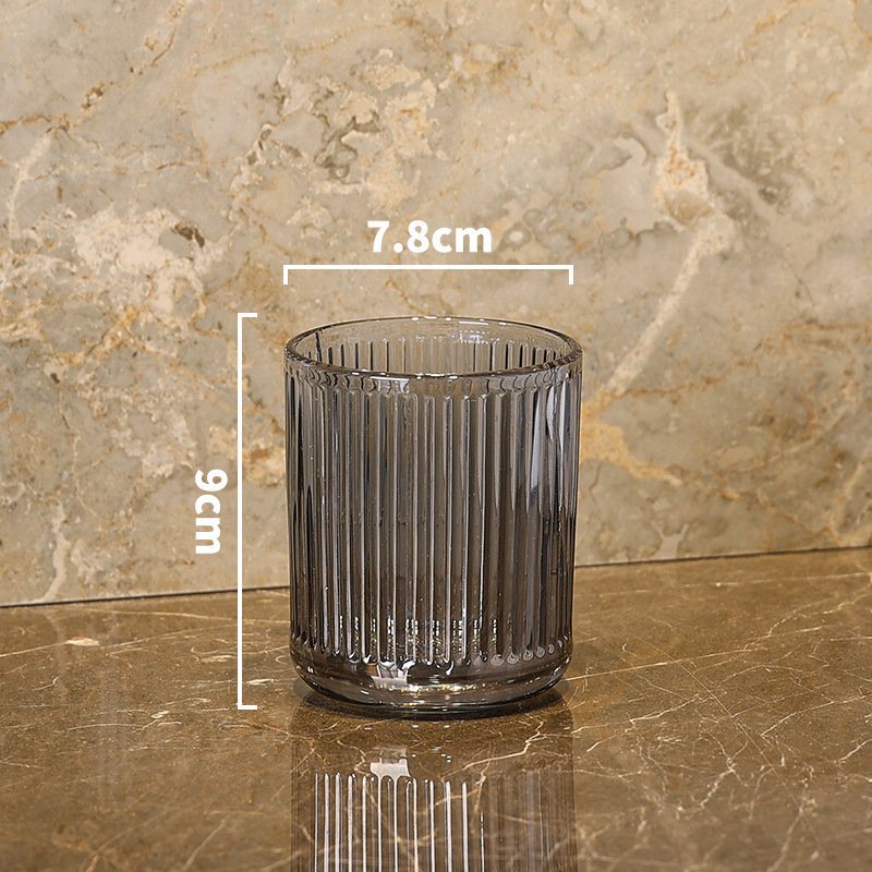 Стъклен комплект чаши за четки за зъби с лого – Huazhu, за дома и хотелска употреба, лукс в лек стил