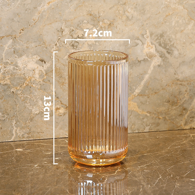 Стъклен комплект чаши за четки за зъби с лого – Huazhu, за дома и хотелска употреба, лукс в лек стил