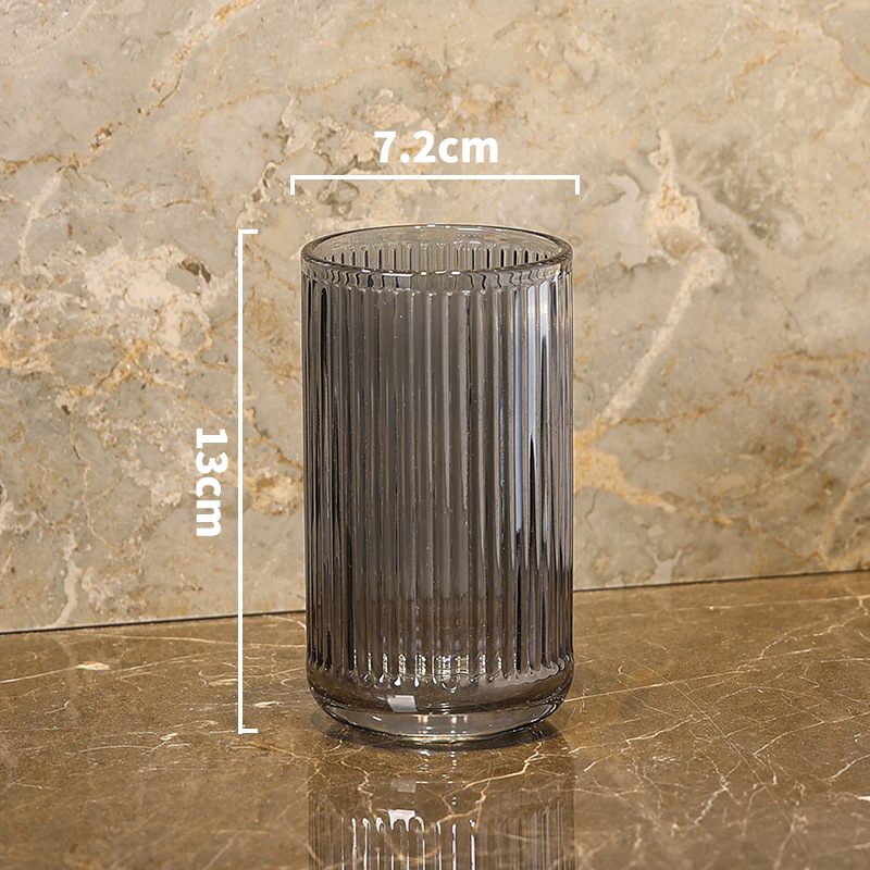 Стъклен комплект чаши за четки за зъби с лого – Huazhu, за дома и хотелска употреба, лукс в лек стил