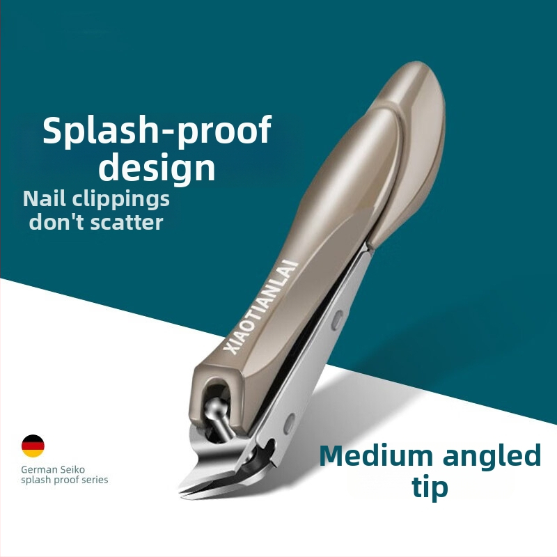 Klešta za nokte od nehrđajućeg čelika s protiv prskanja i kosim bridom