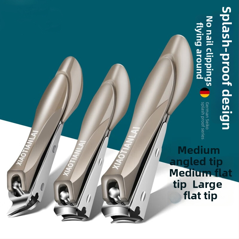 Klešta za nokte od nehrđajućeg čelika s protiv prskanja i kosim bridom