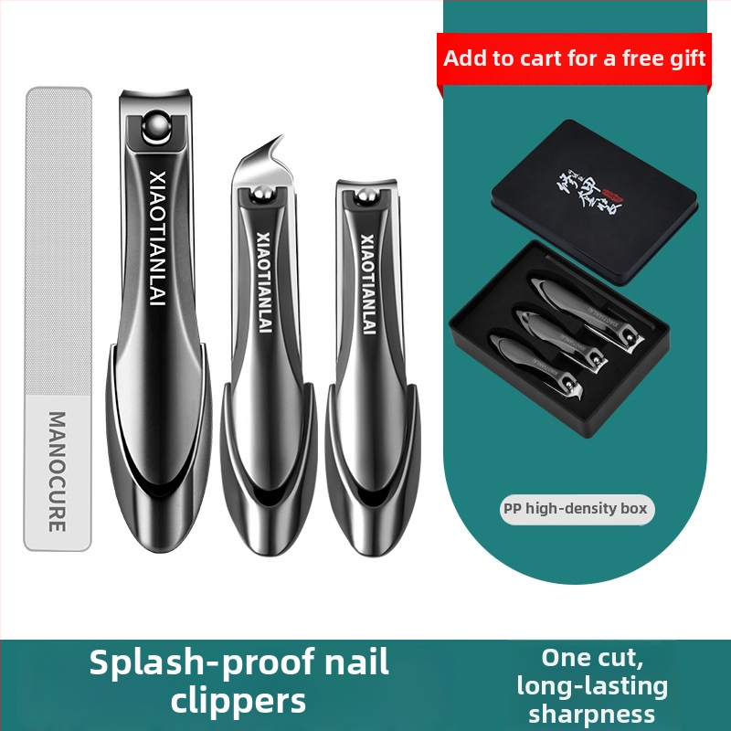 Klešta za nokte od nehrđajućeg čelika s protiv prskanja i kosim bridom