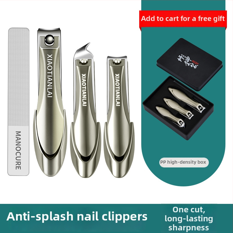 Klešta za nokte od nehrđajućeg čelika s protiv prskanja i kosim bridom