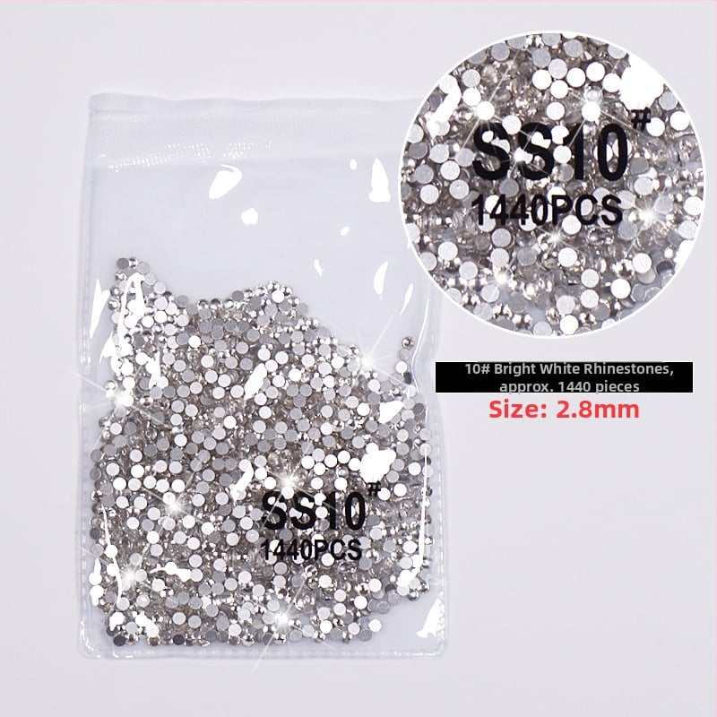 Κοσμήματα για νύχια με μικρό πίθηκο, διαμάντια αντίγραφο Αυστριακών, οξείδιο αλουμινίου, βασική συσκευασία