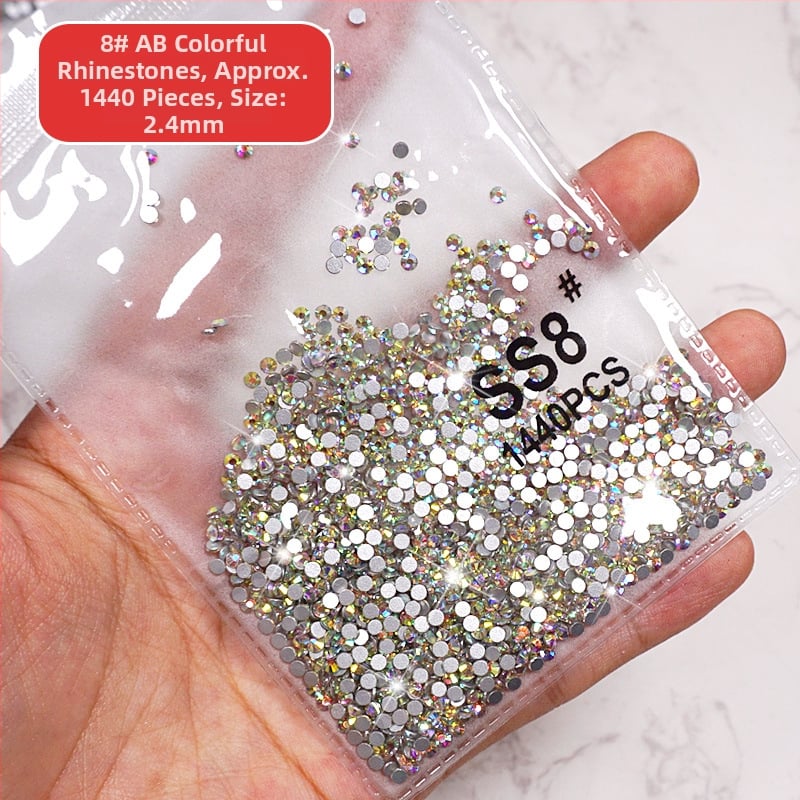 Κοσμήματα για νύχια με μικρό πίθηκο, διαμάντια αντίγραφο Αυστριακών, οξείδιο αλουμινίου, βασική συσκευασία