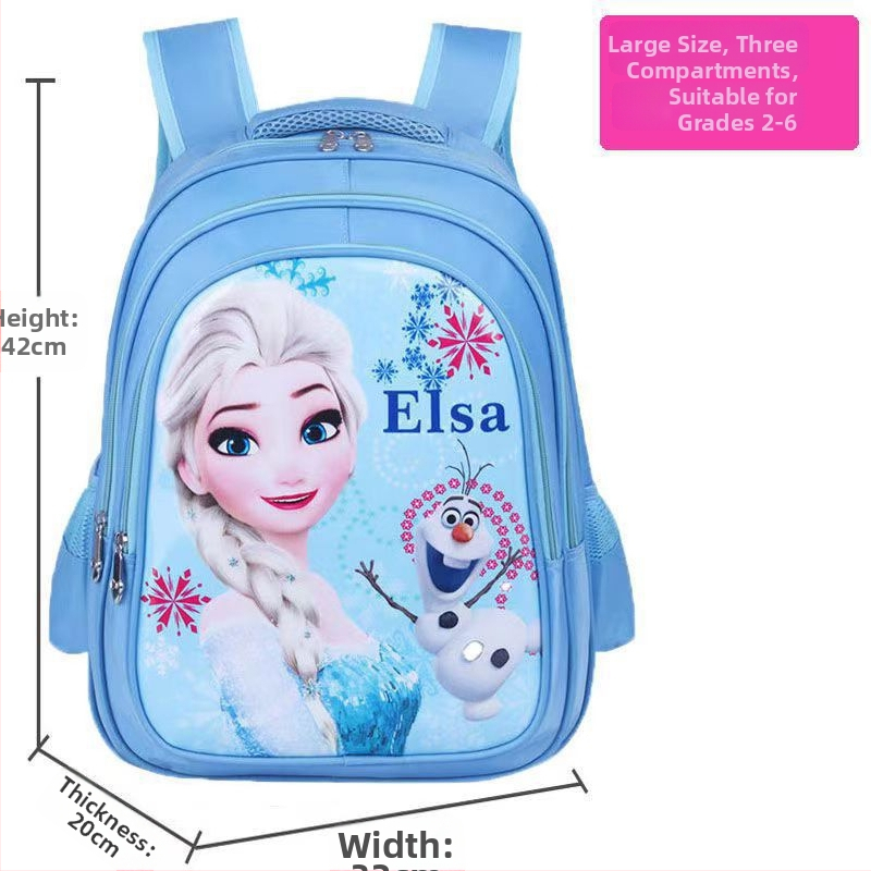 Unisex ruksak za osnovnu školu s motivom crtanog filma, Oxford tkanina, prozračan, vodootporan, otporan na habanje