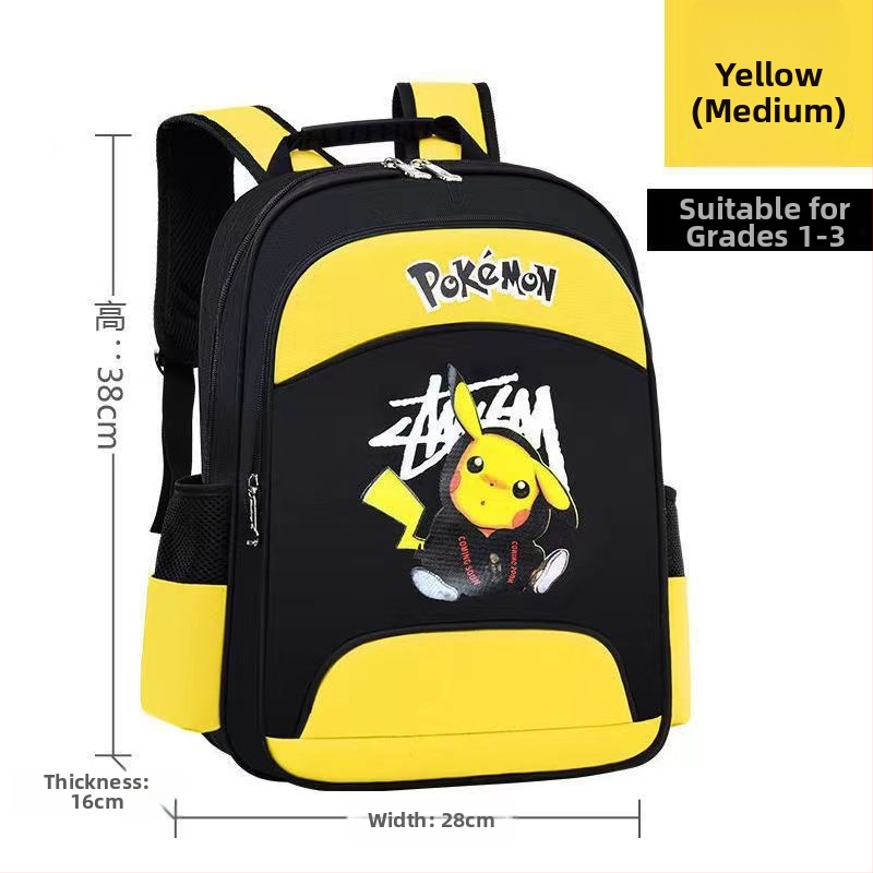 Unisex ruksak za osnovnu školu s motivom crtanog filma, Oxford tkanina, prozračan, vodootporan, otporan na habanje