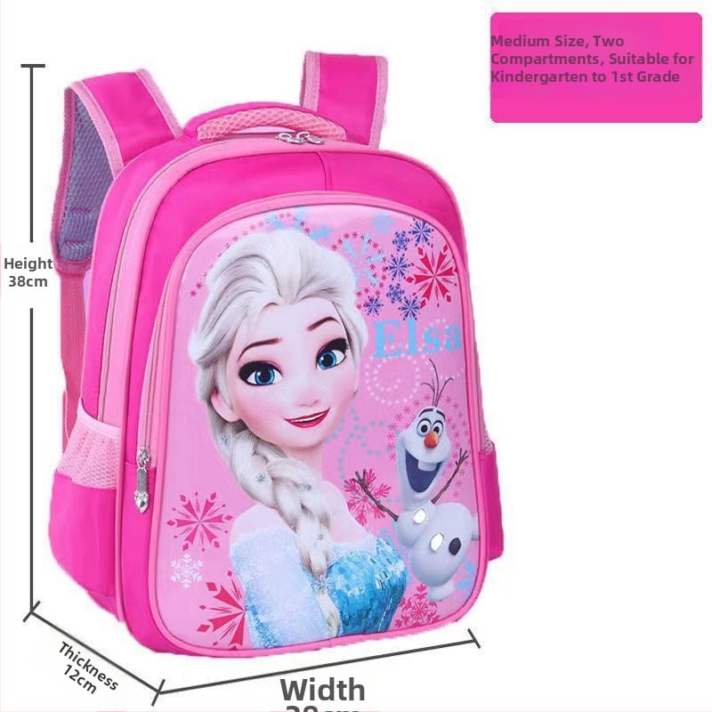 Unisex ruksak za osnovnu školu s motivom crtanog filma, Oxford tkanina, prozračan, vodootporan, otporan na habanje