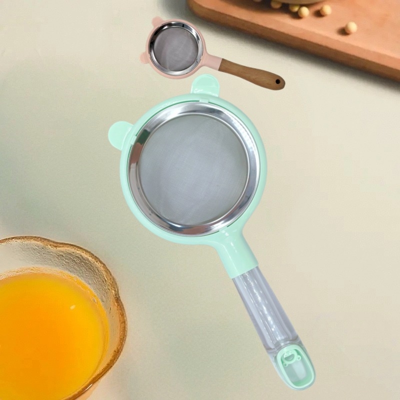 Nothing Κοσκινιστής Αλευριού – Πολυλειτουργικό Σίτι με Φίλτρο Σόγιας, Στερεωτικό για Βρεφική Διατροφή και Υγρό Για Τάρτες Αυγών; Στυλ: Μοντέρνα Απλότητα