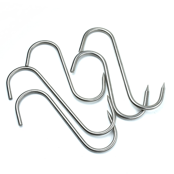 Nehrđajući čelični ražnjići za roštilj s nepravilnim dizajnom i dvostrukim kukama, marka Rongyang