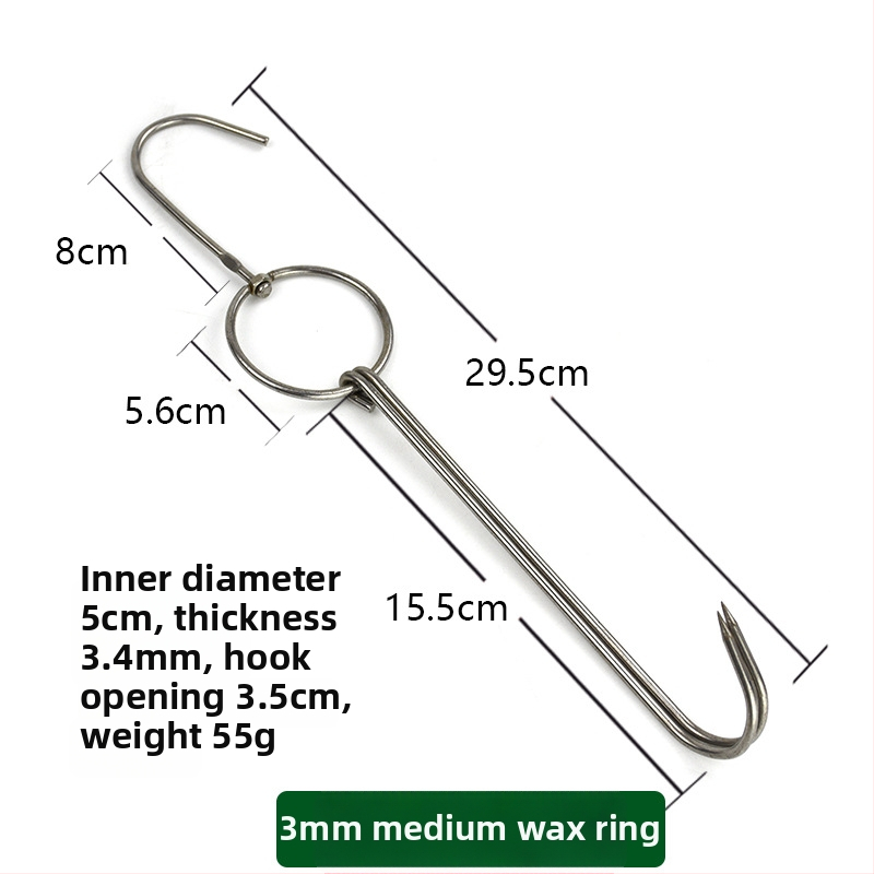 Nehrđajući čelični ražnjići za roštilj s nepravilnim dizajnom i dvostrukim kukama, marka Rongyang
