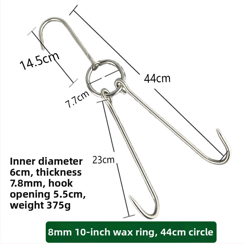 Nehrđajući čelični ražnjići za roštilj s nepravilnim dizajnom i dvostrukim kukama, marka Rongyang