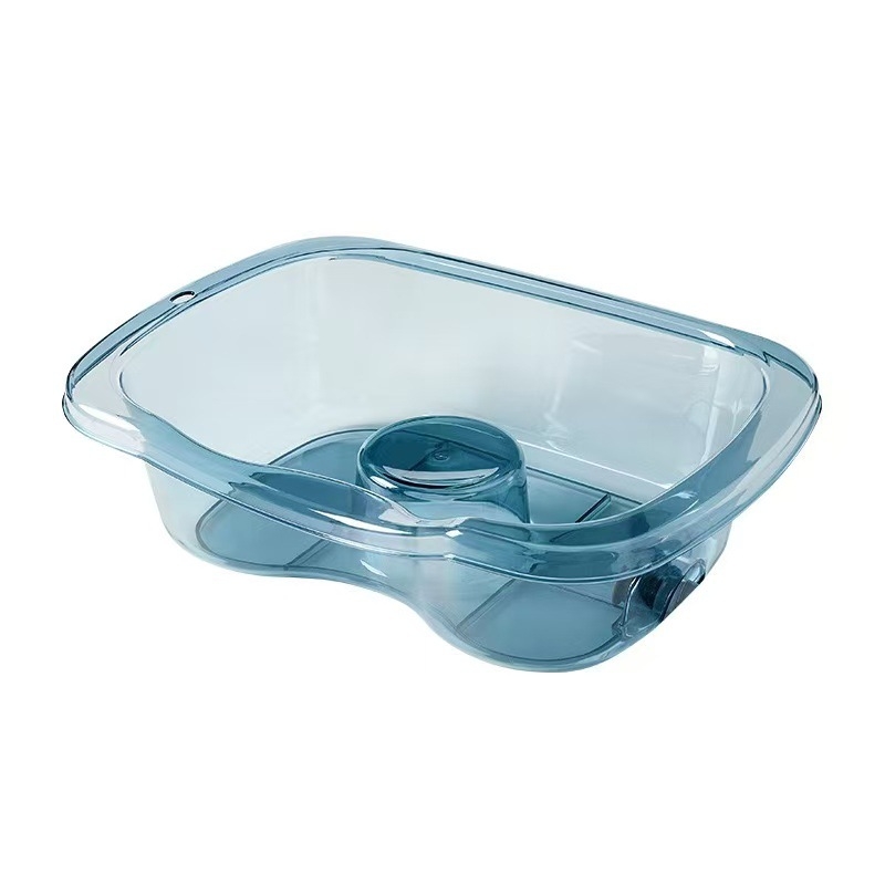 Домашен пластмасов басейн за измиване на коса в легнало положение — за възрастни, бременни и грижи за пациенти в легло; Материал: пластмаса; Бранд: Друг; Спецификация: 1