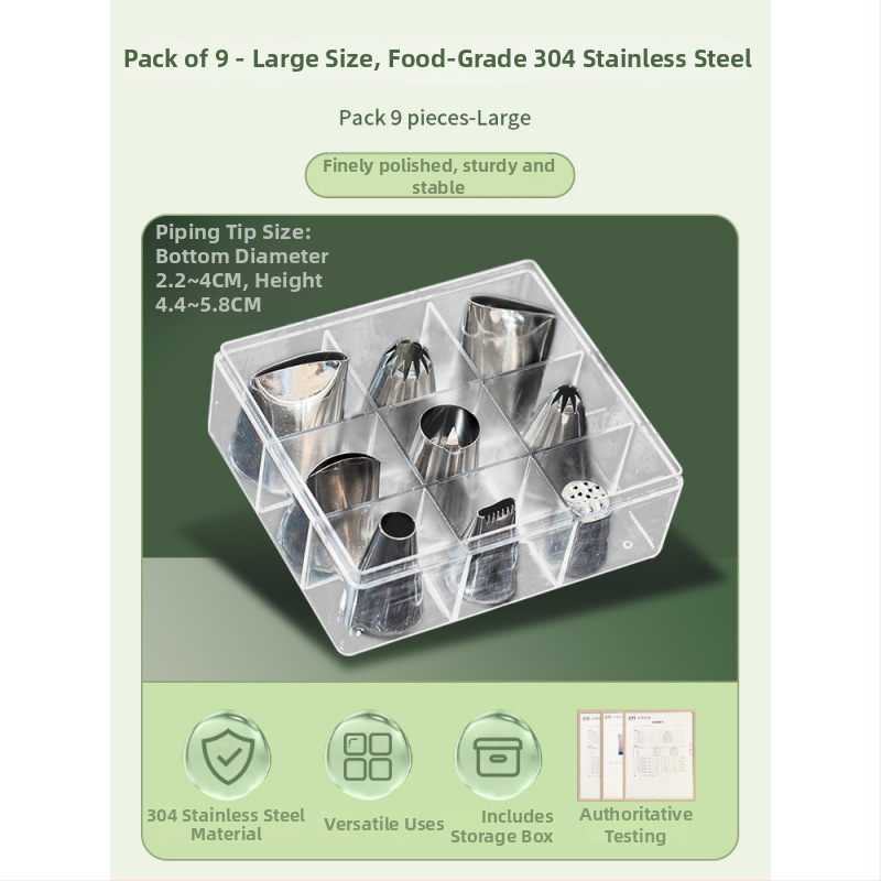 Unique silikónová súprava na zdobenie s nádstavcami, zdobacím vreckom a formami na sušienky, moderný minimalistický štýl, uvedená na trh v roku 2023