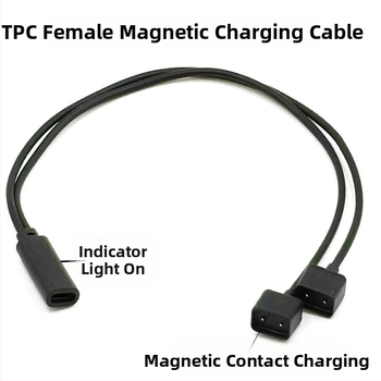 Magnetický USB-C nabíjací kábel pre Huawei Band 3 Smart Glasses – EVI-CG010, 1-2 magnetický kábel