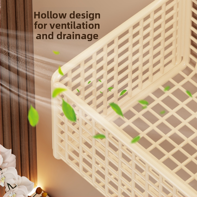 Ράφι αποθήκευσης μπάνιου τοίχου, εγκατάσταση χωρίς διάτρηση, απλό στυλ, μοντέλο 2350959837942220544