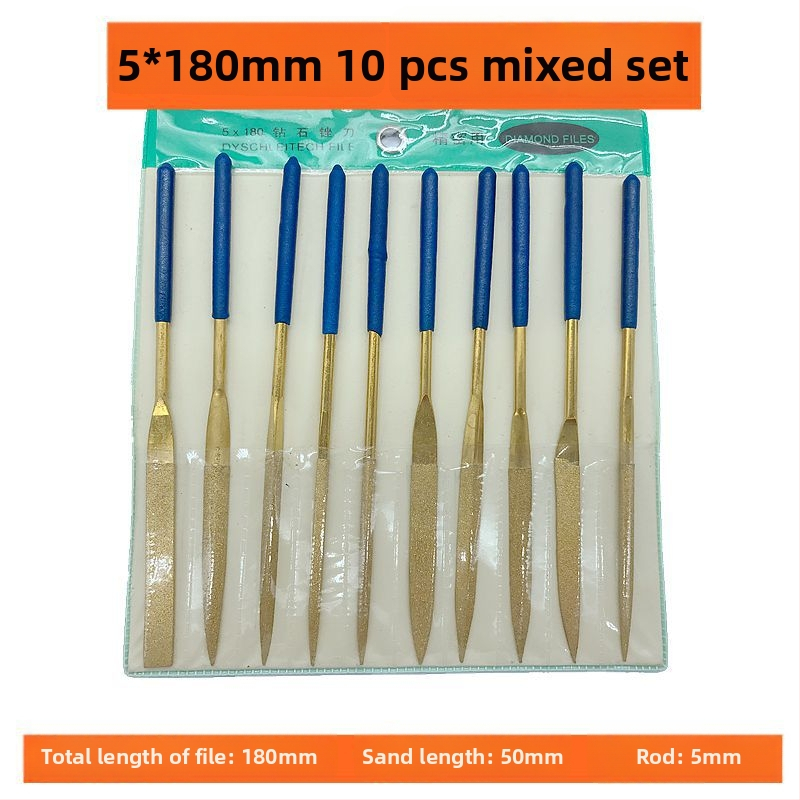 Chaohuidong elektroplatené diamantové brúsne súbory zliatiny pre spracovanie skla — rôzne tvary: polkruhové, ploché, trojuholníkové