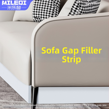 Kanapé és ágy alatti rések lezáró szalag, EVA hab, sűrűség 30, Milky, termékkód 001, testre szabható vastagság