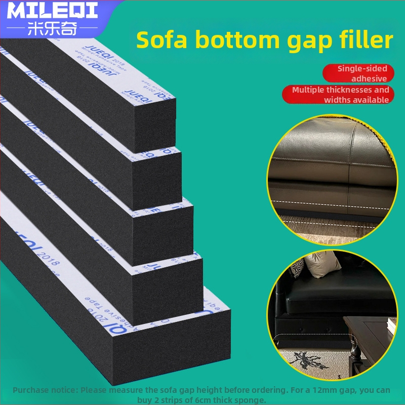 Kanapé és ágy alatti rések lezáró szalag, EVA hab, sűrűség 30, Milky, termékkód 001, testre szabható vastagság