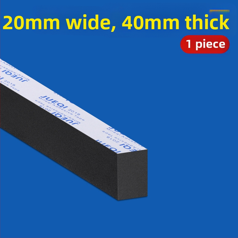 Kanapé és ágy alatti rések lezáró szalag, EVA hab, sűrűség 30, Milky, termékkód 001, testre szabható vastagság