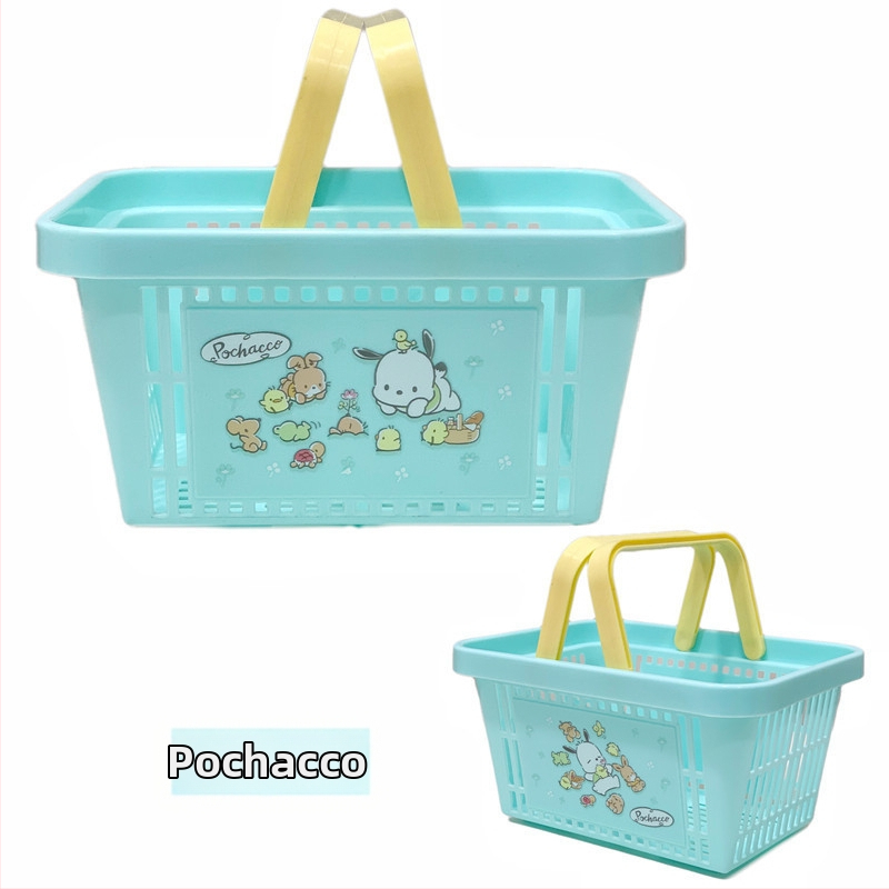 Κάδος αποθήκευσης μπάνιου – γλυκό σχέδιο κινουμένων σχεδίων, PP υλικό, πολυχρηστικός οργανωτής καλλυντικών, κοσμημάτων, ρούχων και καλωδίων