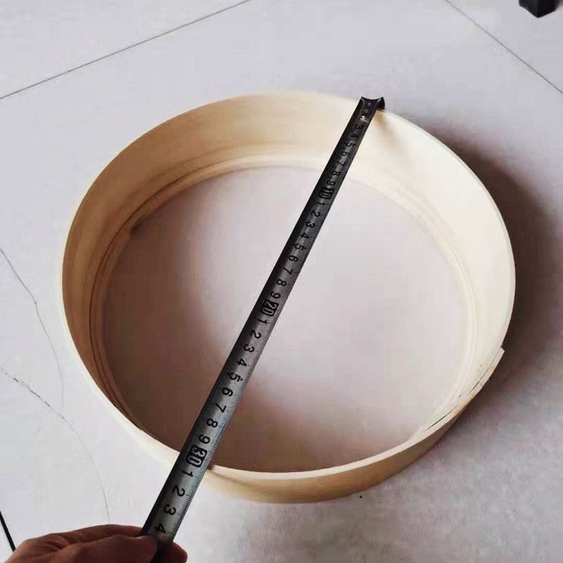 Χειροποίητος ξύλινος κοσκινιστής αλευριού με κυκλικό καλαθάκι – αγροτικό στυλ