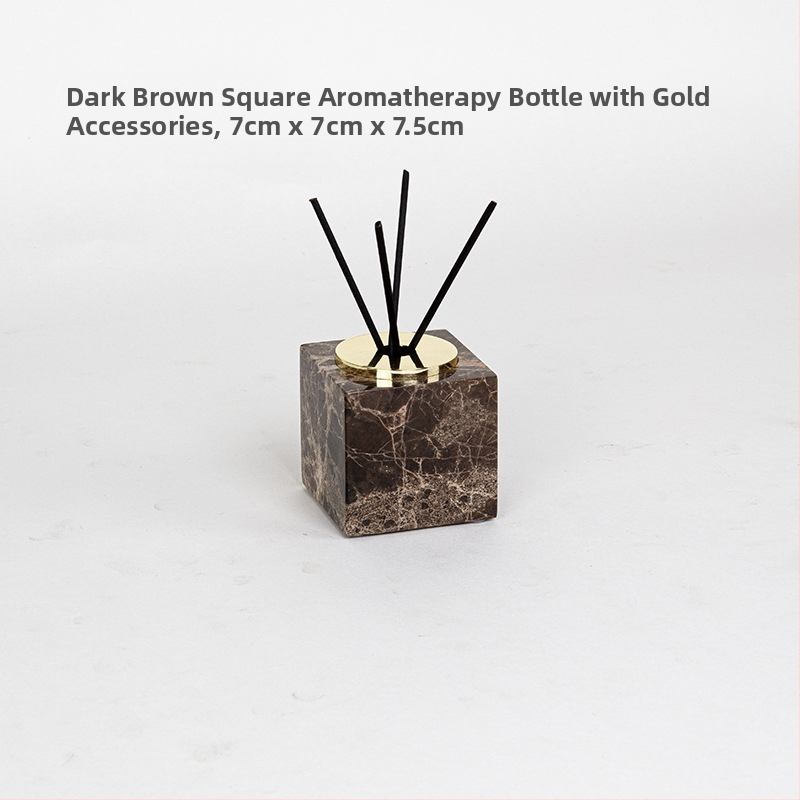 Šestdijelni mramorni set za kupaonicu s dekorativnim pladnjem, mogućnost otiska logotipa i prilagodba