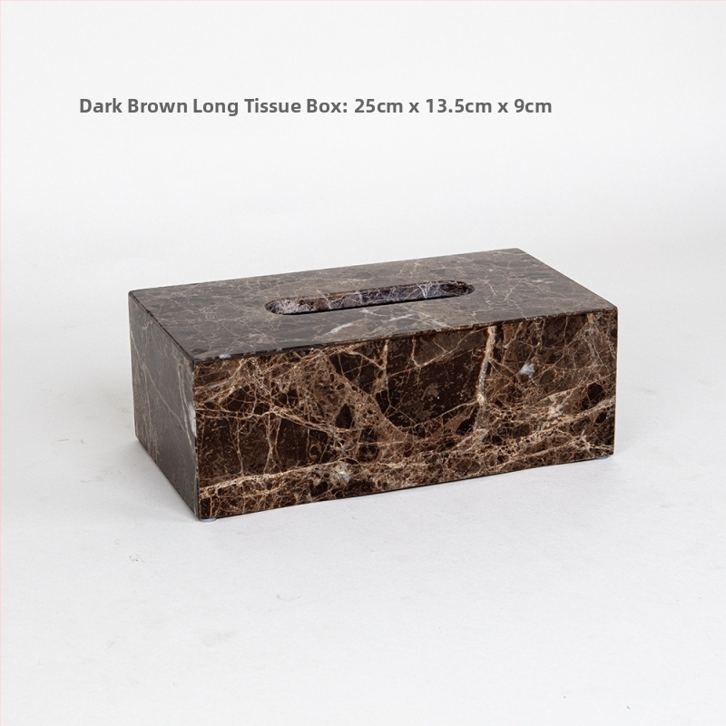 Šestdijelni mramorni set za kupaonicu s dekorativnim pladnjem, mogućnost otiska logotipa i prilagodba