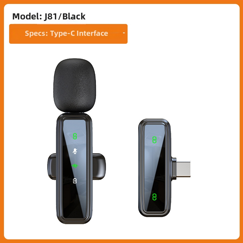 Lavalier mikrofónový systém J86, Bluetooth 5.1, 2 kanály, frekvenčné rozpätie 20 Hz–20 kHz, zabudovaná batéria 50–100 mAh, výdrž 6–8 h, 3 v 1 pre telefón, fotoaparát a zvuk