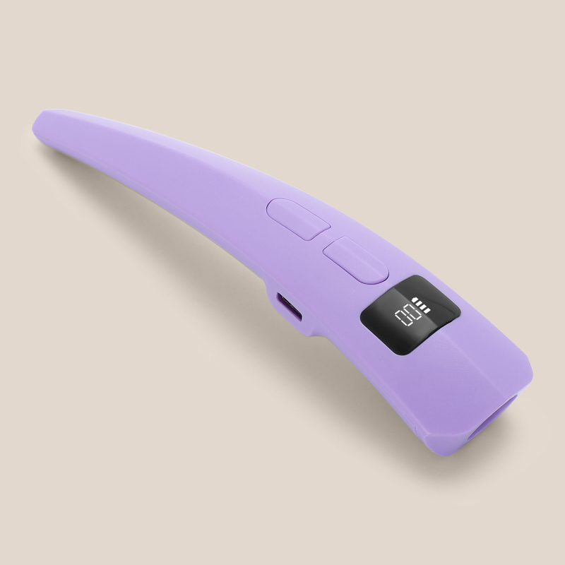 C30 ručna lampa za nokte s linijskim oblikom – zaslon s više funkcija, prijenosna baterija, brzo sušenje gel laka