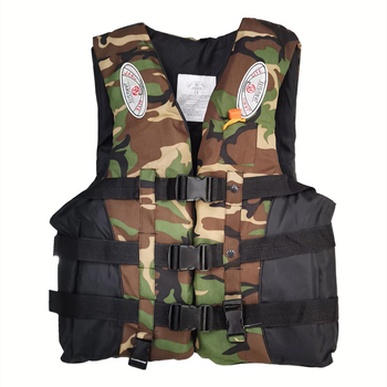 Garity Plivački prsluk s plovnostom, Oxford platno, Punjenje Pearl Cotton, 2 džepa, Za morski ribolov