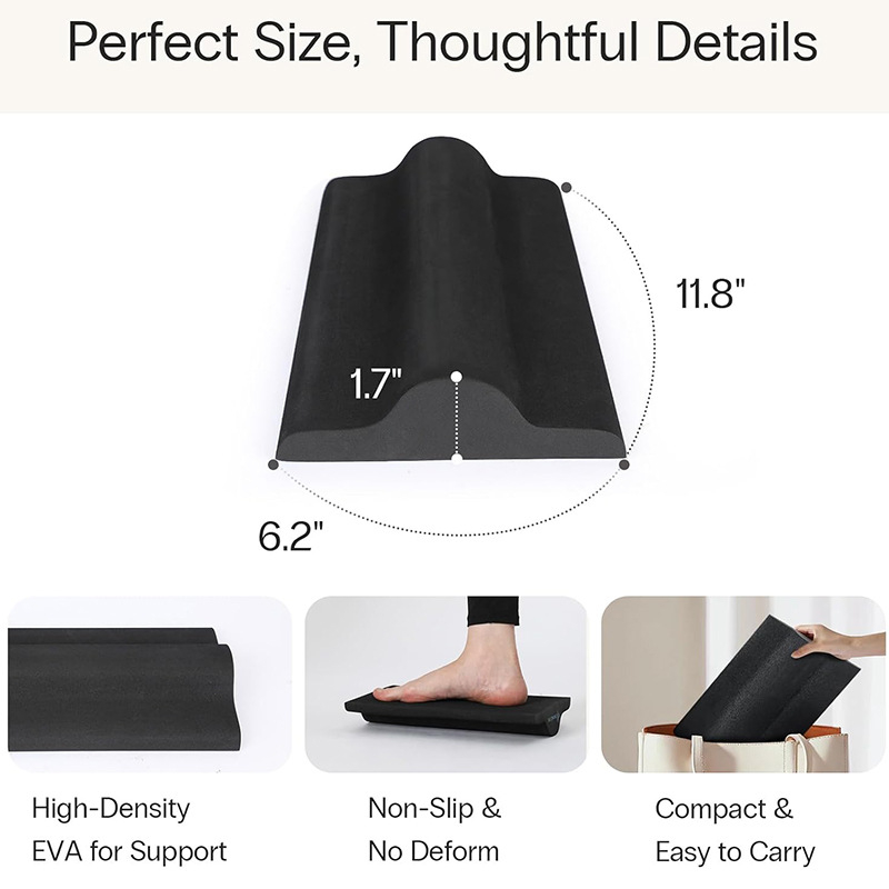 Habroller a boltozat korrigálásához és a talpi fascia rehabilitációjához – EVA hab, 30 kg/m³ sűrűség, fitnesz eszköz